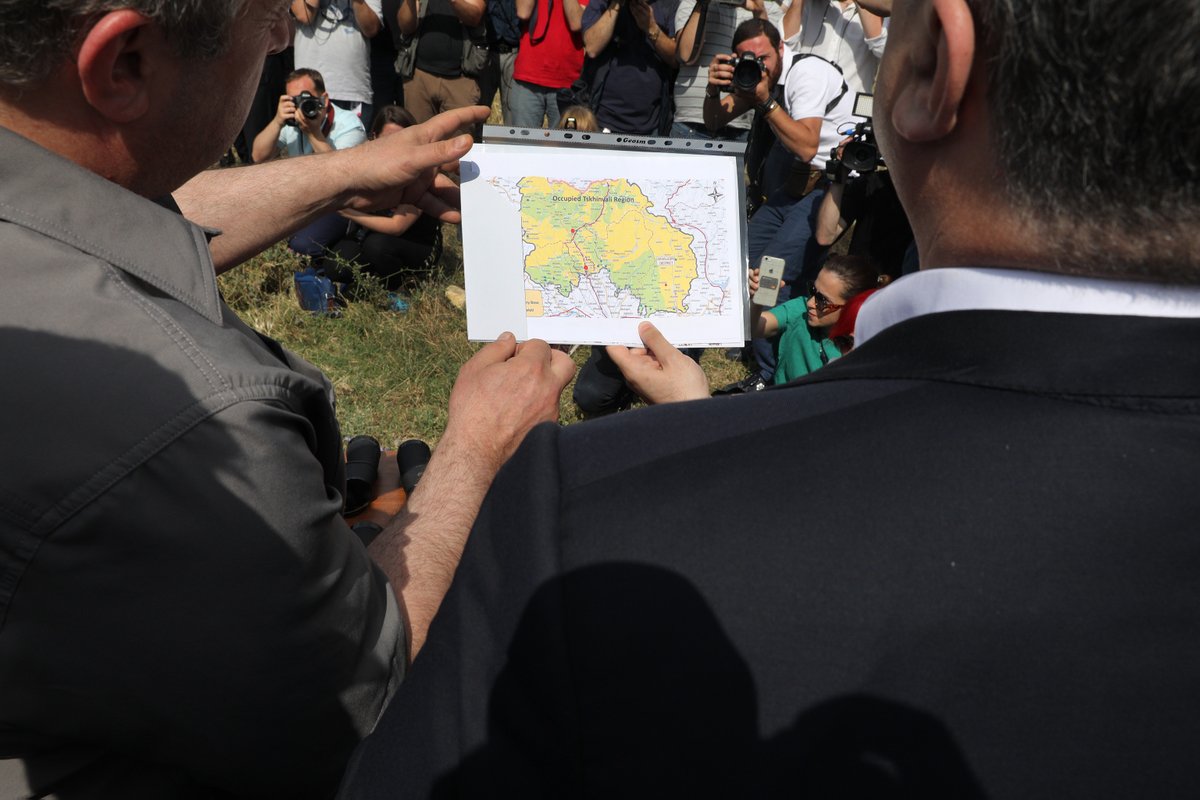 Poroshenko: there are humanitarian catastrophe in Occupied Tskhinval region, people has no hope for progress in RF