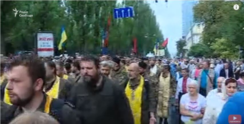 Walk of Kyiv Orthodox church today 