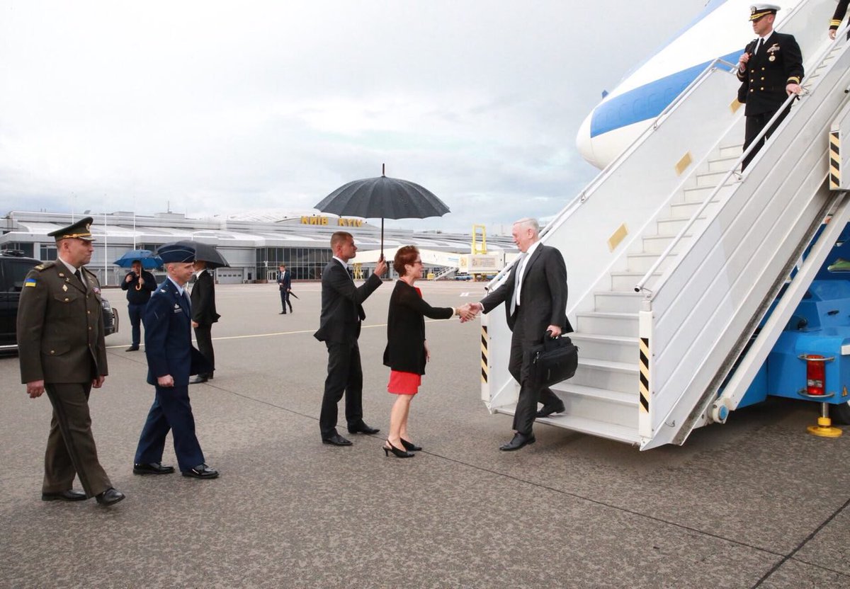 SecDef Mattis has arrived in Kyiv