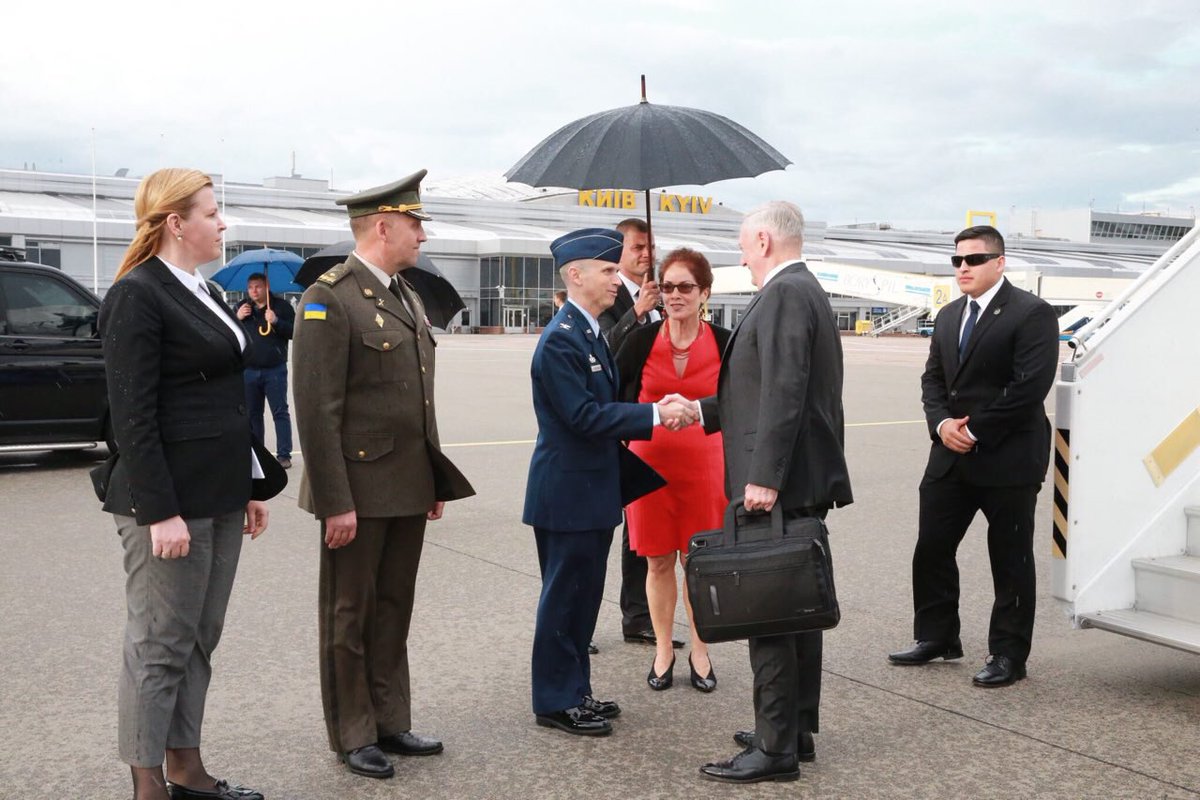 SecDef Mattis has arrived in Kyiv