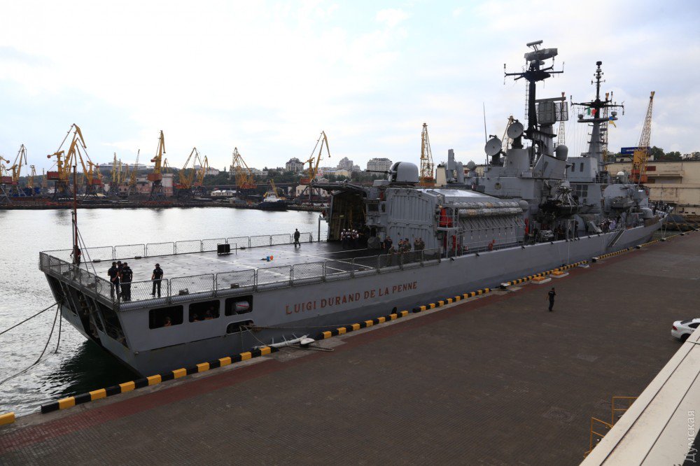 Destroyer Durand de la Penne in Odesa
