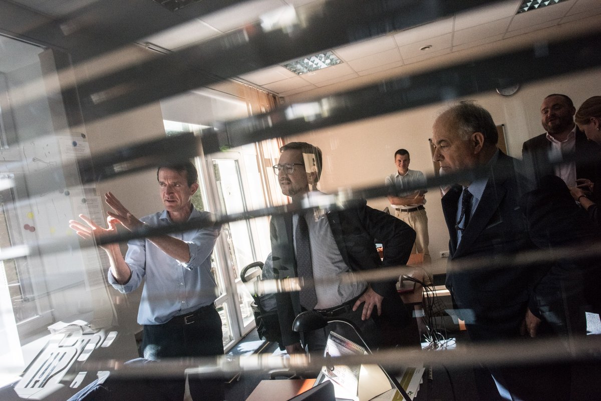 On his first visit to Ukraine, OSCE SG @gremingerosce visited the offices of the Project Co-ordinator and OSCE SMM  