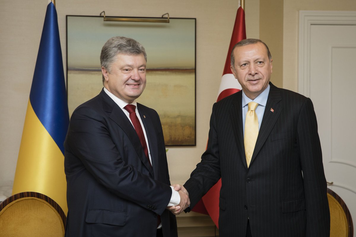 Пётр Порошенко встретился с президентом Турции Эрдоганом
