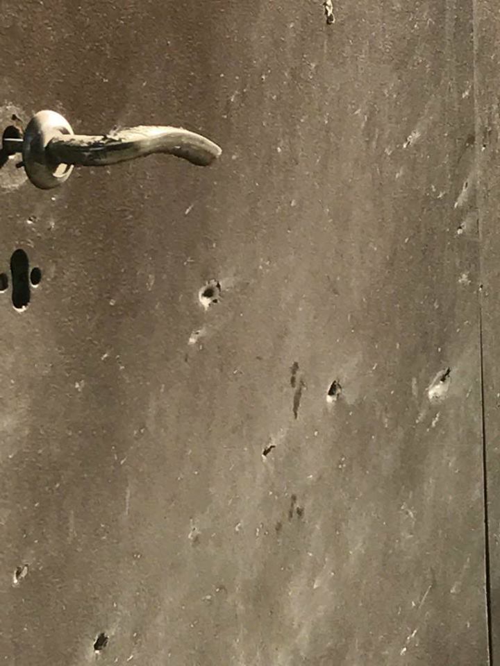 Consequences of shelling today in Maryinka