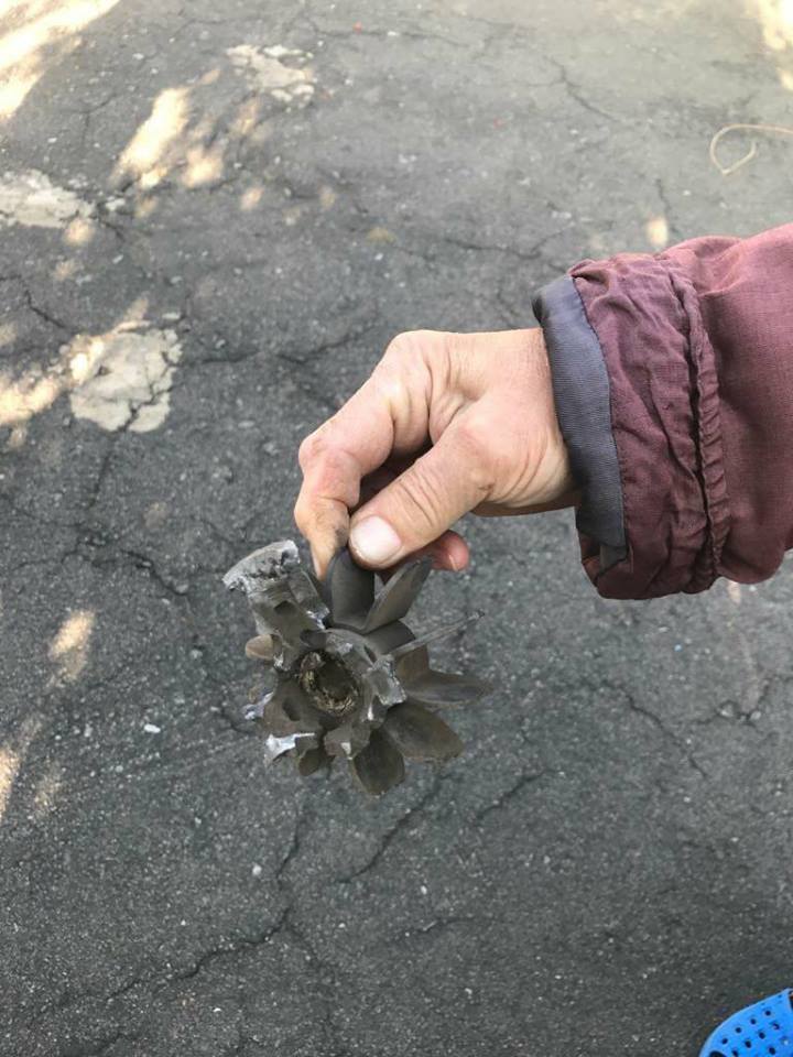 Consequences of shelling today in Maryinka