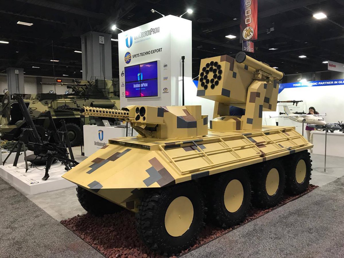 Ukraine unveils new Phantom-2 unmanned tactical multipurpose vehicle at AUSA 2017