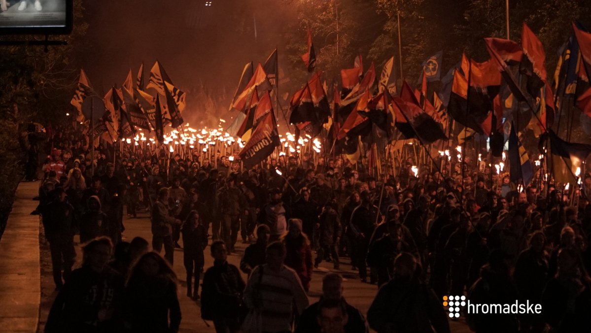 About 13 000 people are taking part in March of Glory in Kyiv