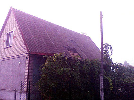 3 houses were damaged in Maryinka as result of yesterdays attack