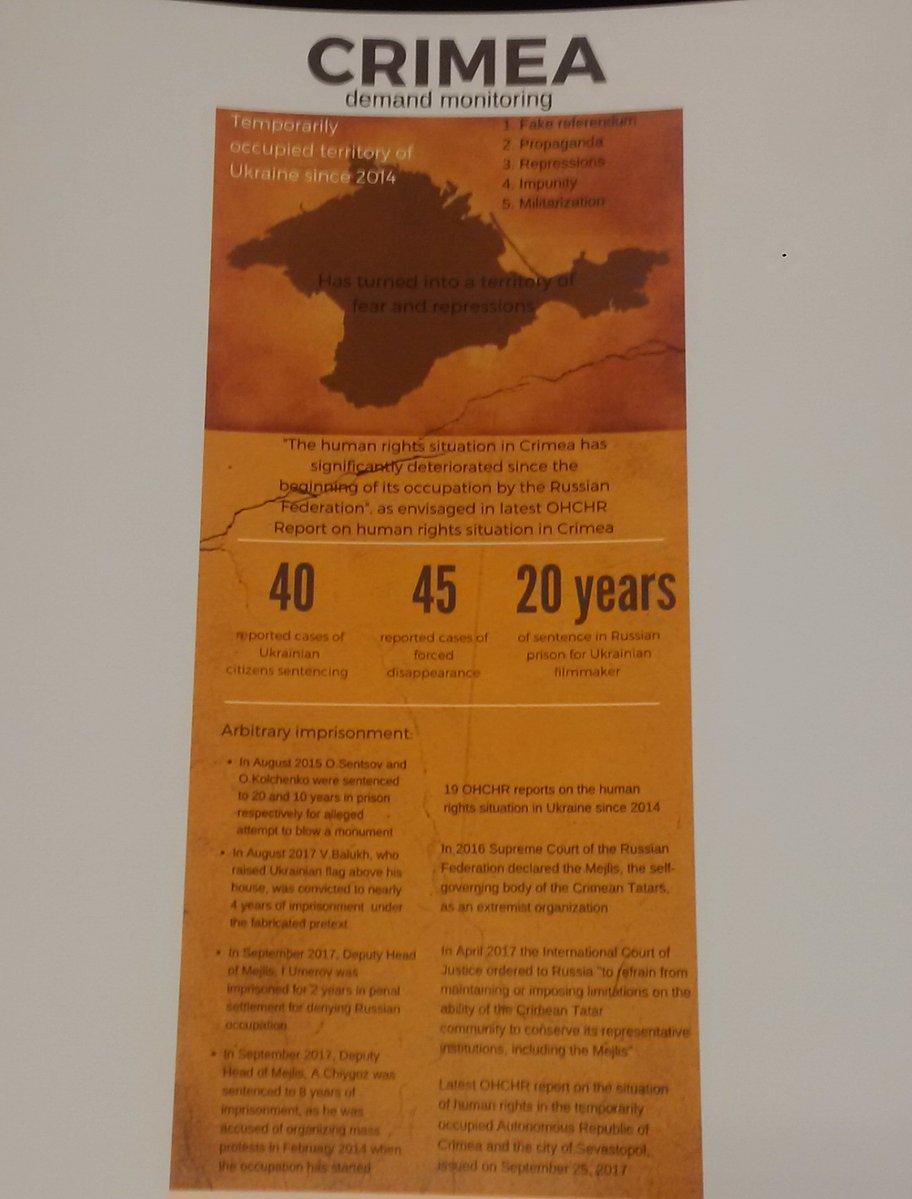 Ukraine's DPM @IKlympush talks @UN about human rights violations in occupied Crimea