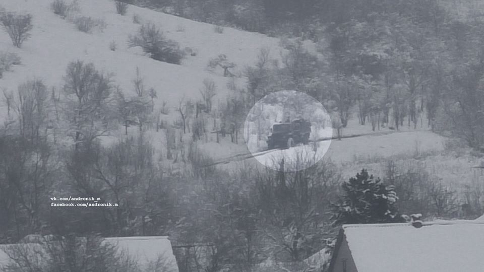 Movements of Ukrainian army in Hladosove - photos by Russian forces