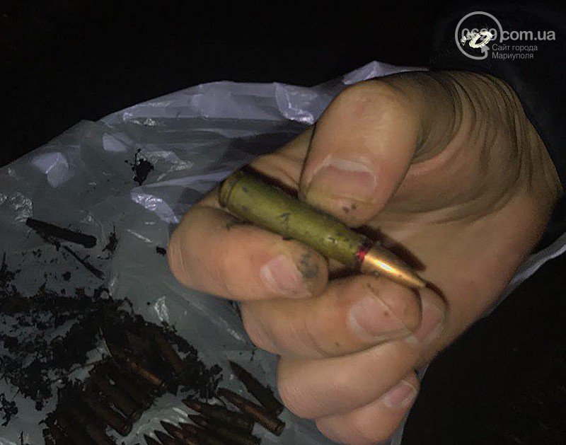 Police in Mariupol detained a man and seized ammunition 