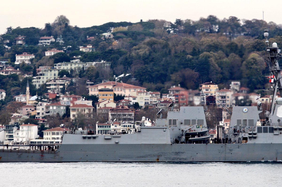 9 days after Jeddah, Saudi Arabia port visit and Red Sea patrol, USS James E. Williams transited Bosphorus and entered the Black Sea. Arleigh-Burke class AEGIS  guided missile destroyer DDG95 is not part of a larger strike group but is on her own 7-month deployment to provide presence   