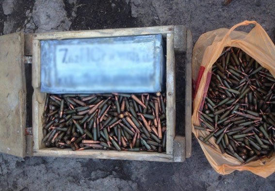 Police seized arsenal from one of Mariupol citizens