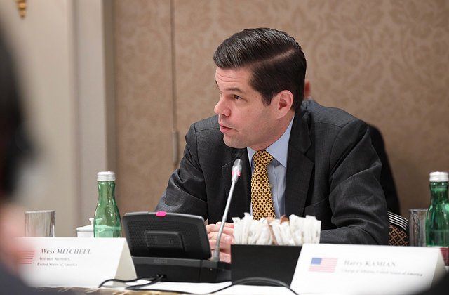 Foreign ministers and top officials from OSCEMC17 delegations today met Akhtem Chiygoz and Ilmi Umerov –Crimea Tatars recently released from wrongful imprisonment in Russia-occupied Crimea– to hear their story and stand in solidarity with them