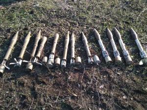 Big arsenal of ammunition was found in Mykolaivka of Donetsk region