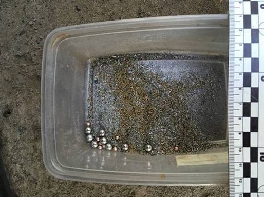 Kyiv police detained a man with IED