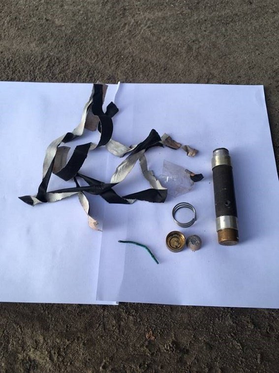 Kyiv police detained a man with IED