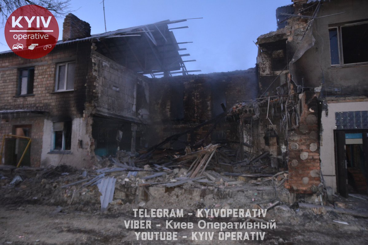 Kyiv region: gas explosion in a two-story dwelling house. One person was killed and two persons were hospitalized 
