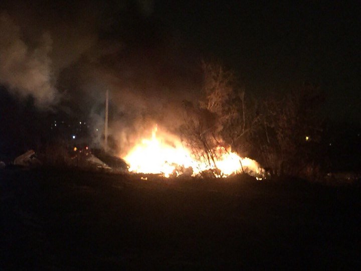 Helicopter crashed into the TV Tower in Kremenchuk