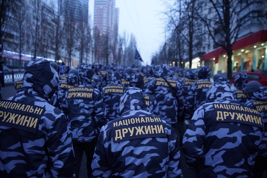 Azov has formed a 600-strong far-right militia National Druzhina to patrol Kyiv