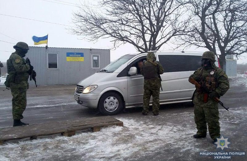 Police held drill in Volnovakha district to repel the attack on checkpoint