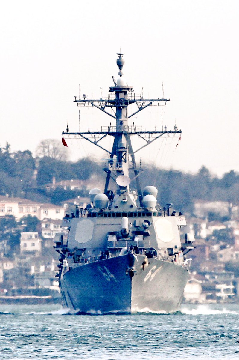 Rota based USSCarney on its 5th patrol in support of regional allies: @USNavyEurope Arleigh-Burke class AEGIS guided missile destroyer USS Carney departs Black Sea after 14days (DDG64 visited Varna 8 days ago) and transits Mediterranean-bound Bosphorus 06:00Z 