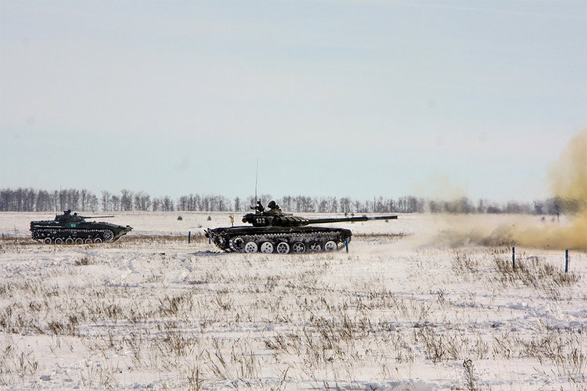 Military drill on 18 March at Valuyki-Boguchar in Voronezh region of Russia
