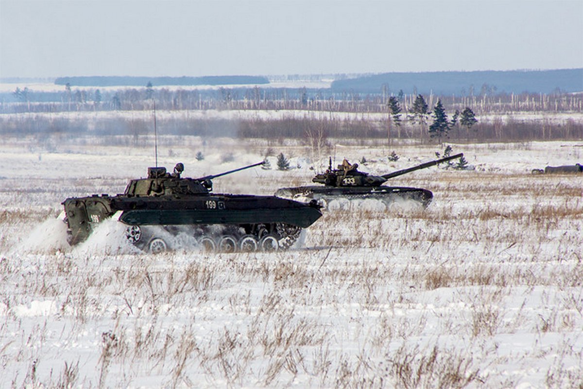 Military drill on 18 March at Valuyki-Boguchar in Voronezh region of Russia