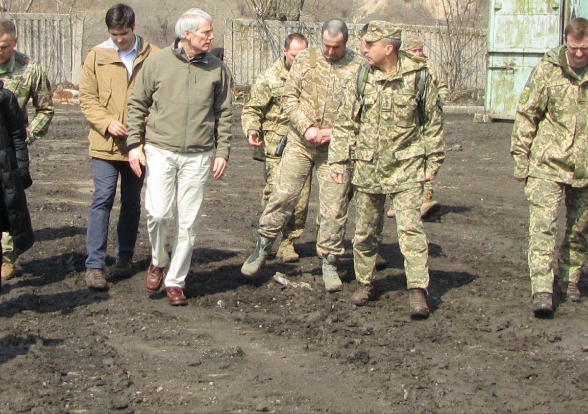 Senator Rob Portman:I'm visiting Ukraine this week.  As Russian aggression in eastern Ukraine persists, it is important to reaffirm that the United States stands firmly with Ukraine and the Ukrainian people in their struggle to defend their independence and territorial integrity.   