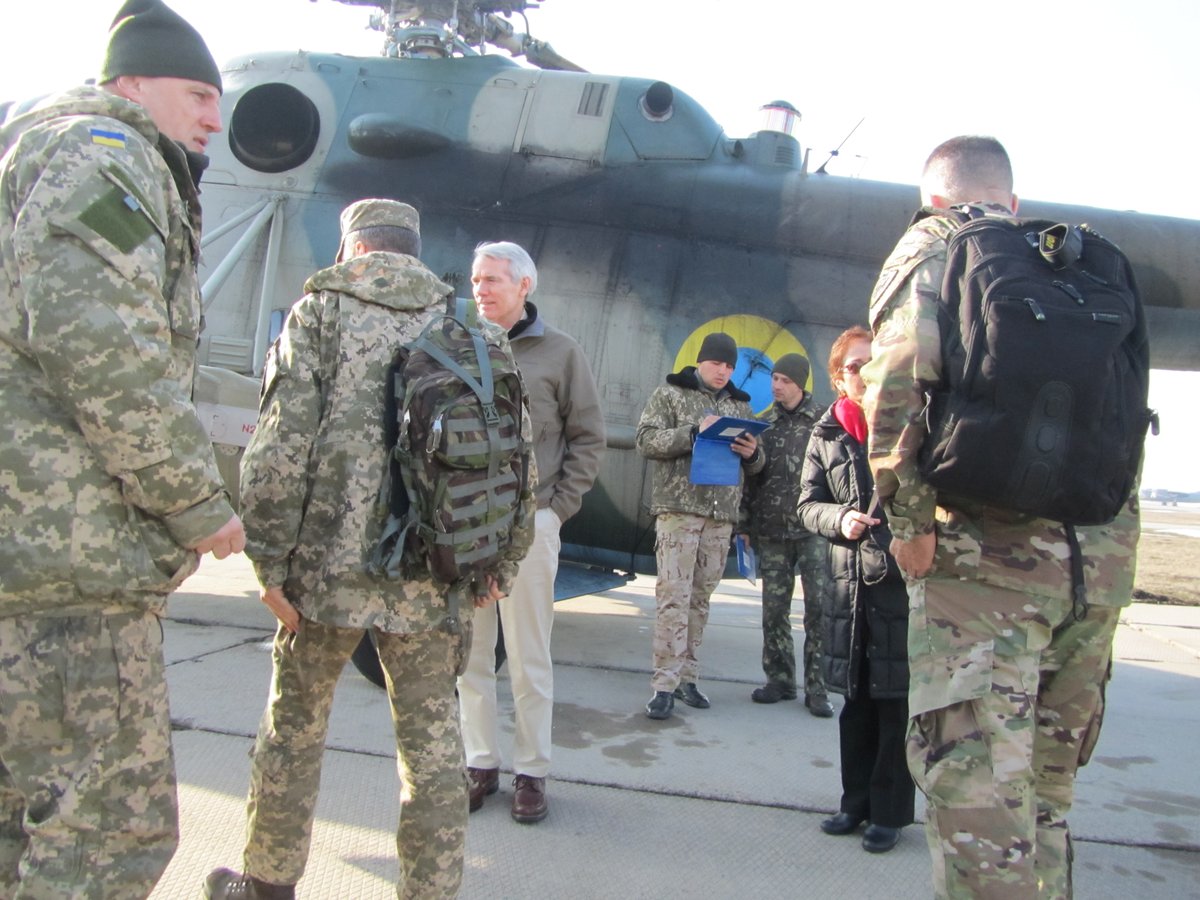 Senator Rob Portman:I'm visiting Ukraine this week.  As Russian aggression in eastern Ukraine persists, it is important to reaffirm that the United States stands firmly with Ukraine and the Ukrainian people in their struggle to defend their independence and territorial integrity.   