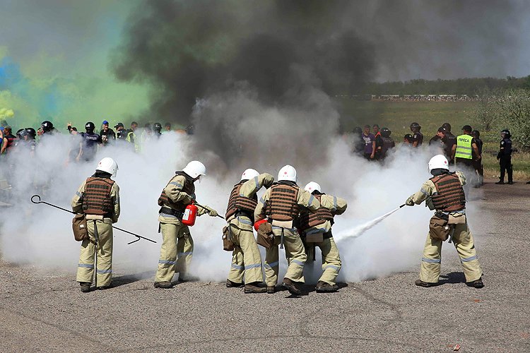 Massive law enforcement drill in Odesa today