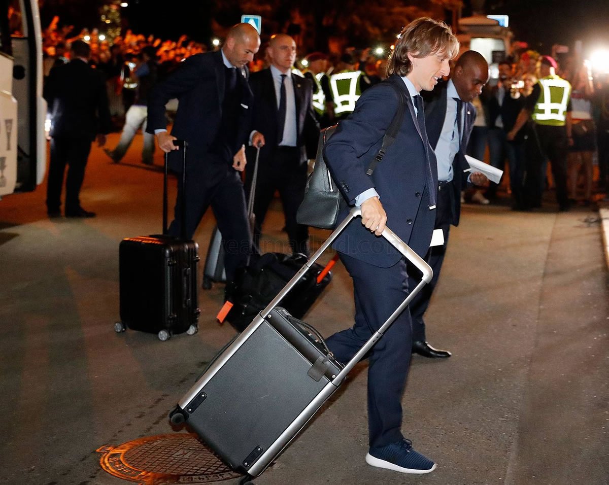 Real Madrid is already in Kyiv for final of the Champions League against Liverpool