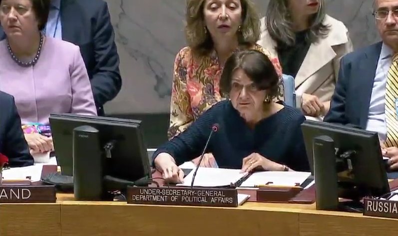 If Russia truly cares about the people of the Donbas, it should end the fighting that it started, withdraw its military personnel and weapons, and cease support for separatists in line with its obligations under Minsk.  - @KarenPierceUN at UNSC   