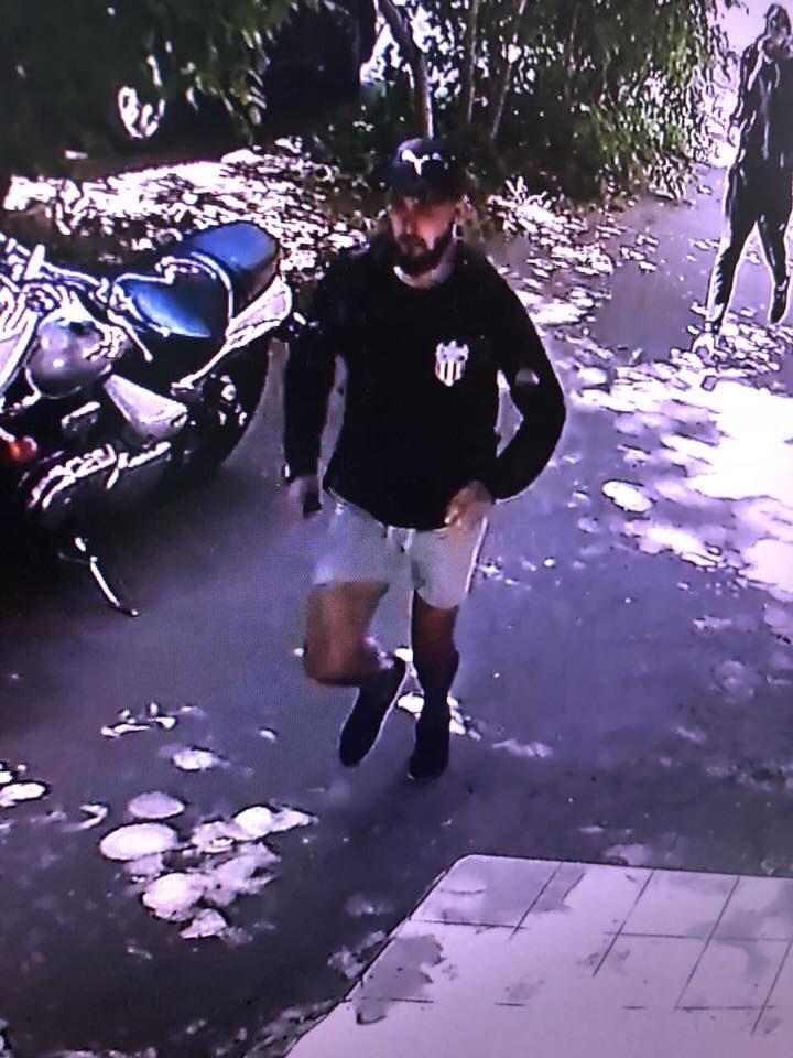 CCTV still of attackers who have stabbed Odesa's activist Vitaliy Ustimenko