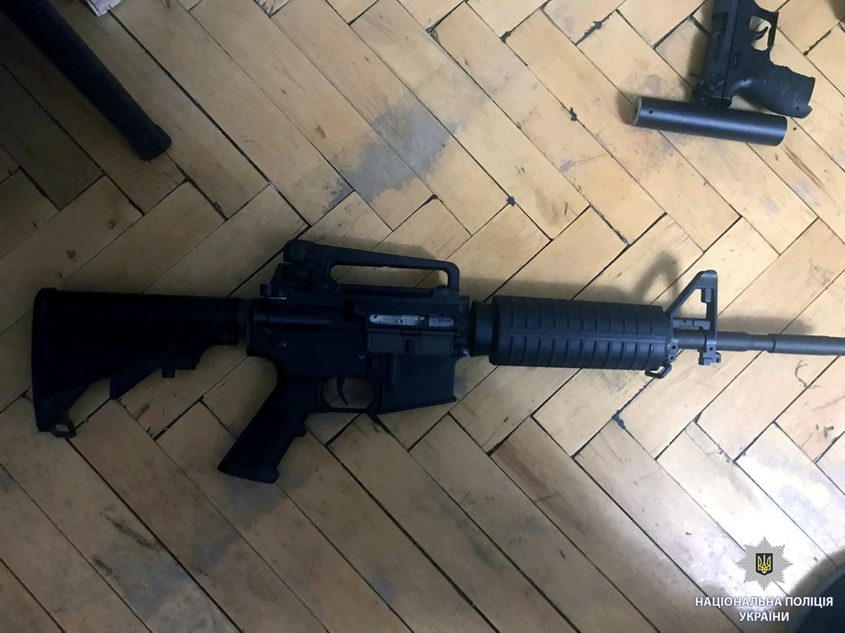 Weapons seized in Kharkiv
