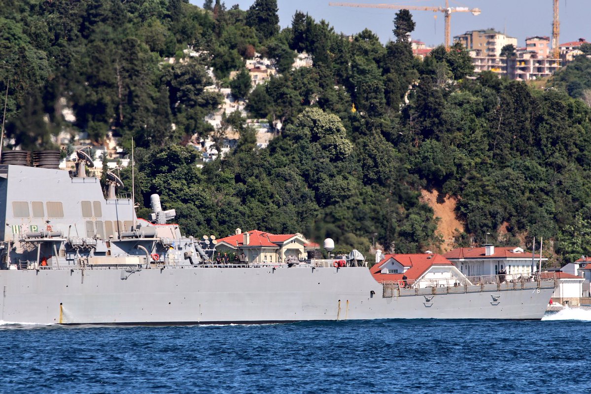 .@USNavyEurope USS Porter armed with @Raytheon SeaRAM, world's most modern ship self-defense weapon: supersonic, self-guided missiles to destroy close-range threats. DDG78 is also armed with @BoeingDefense Harpoon, an all-weather, over-the-horizon, anti-ship missile system.   