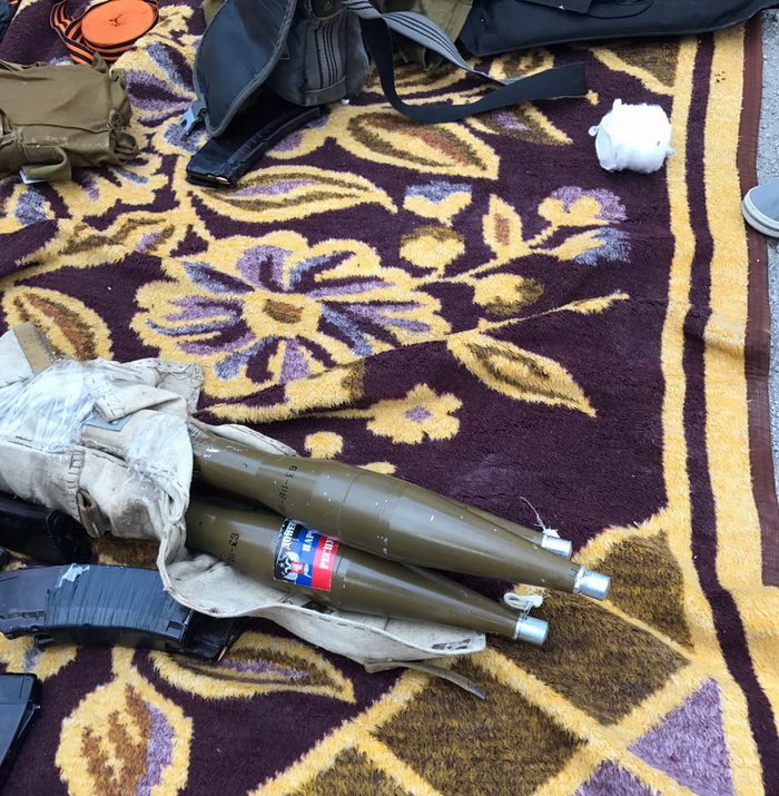 Security Service of Ukraine found weapons arsenal in garage in Mariupol