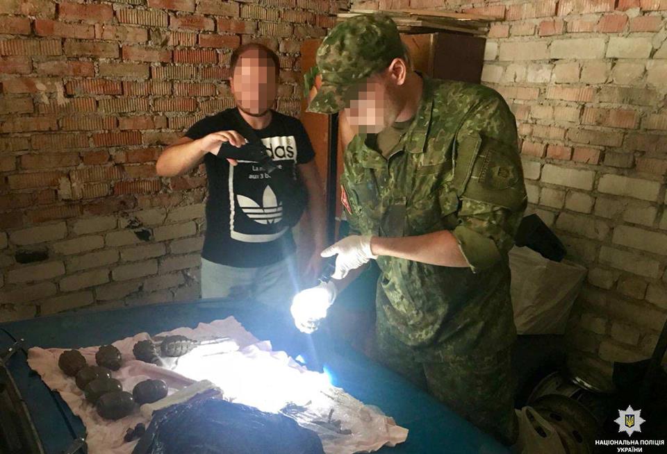 Police seized ammunition from a man in Dnipro city