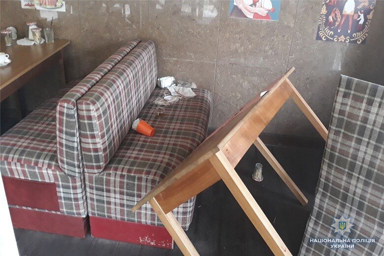 Police investigating shooting in cafe in Central Kyiv