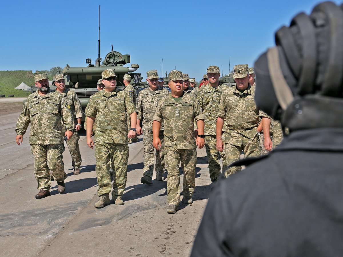 Minister of Defense of Ukraine checked preparedness for the military parade at Independence Day of Ukraine
