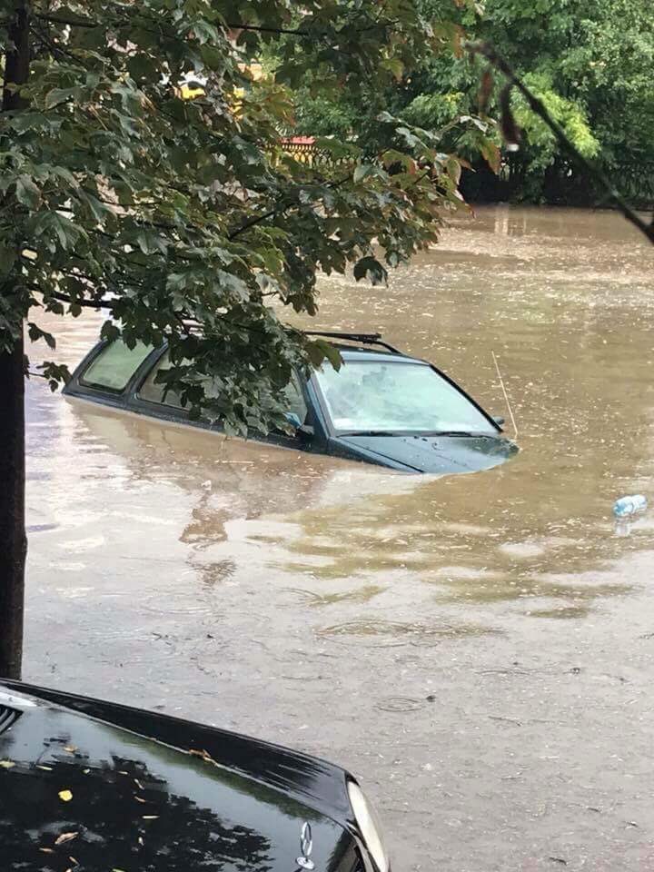 Floods in L'viv amid heavy rain
