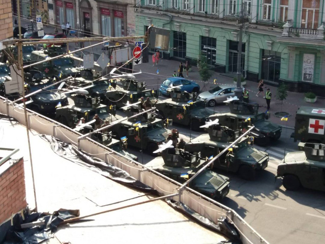 Photos: Independence day military parade preparations in Kyiv