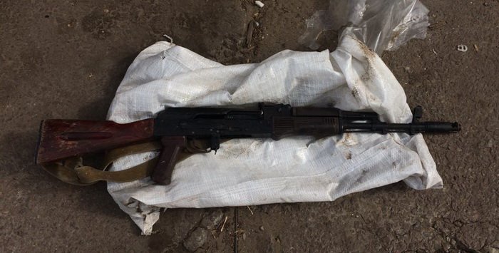 Security service of Ukraine seized large amount of weapons and ammunition in Novomoskovs'k north to Dnipro city