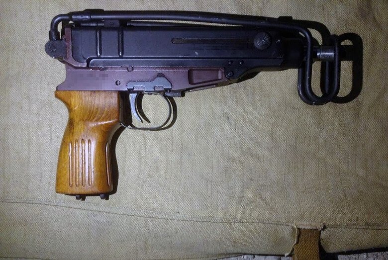 Kyiv police detained a man with arsenal of weapons