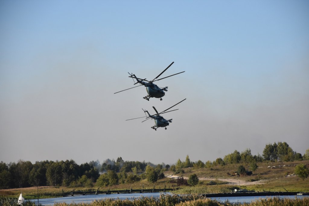 Ukrainian military games at Rivne firing range