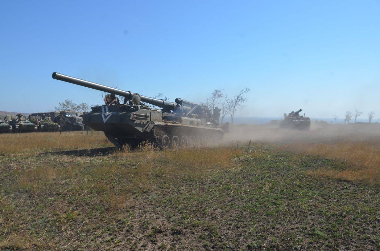 Photos: training of Joint Forces artillerymen