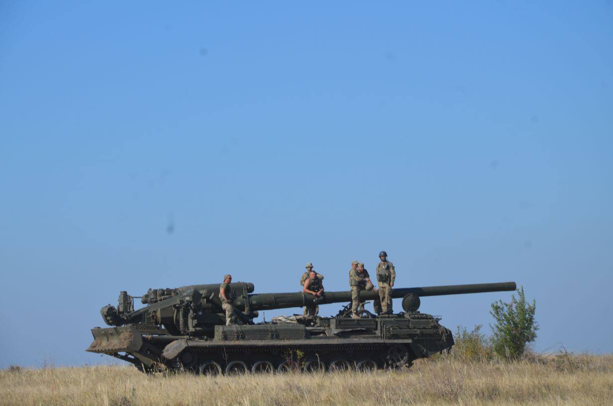 Photos: training of Joint Forces artillerymen