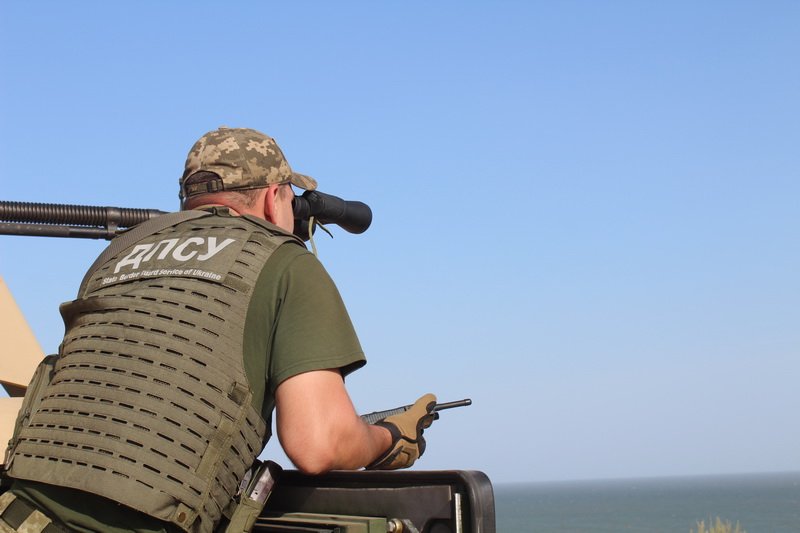 Ukraine held drill on the coast of Azov Sea with armored vehicles and tanks