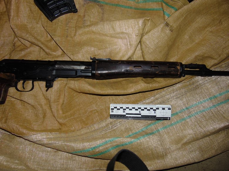 At Darnytsa police detained man, seized weapons 