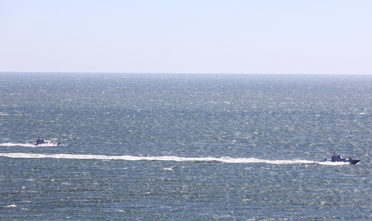 Ukrainian army held training on defending the coast in Zaporizhie region